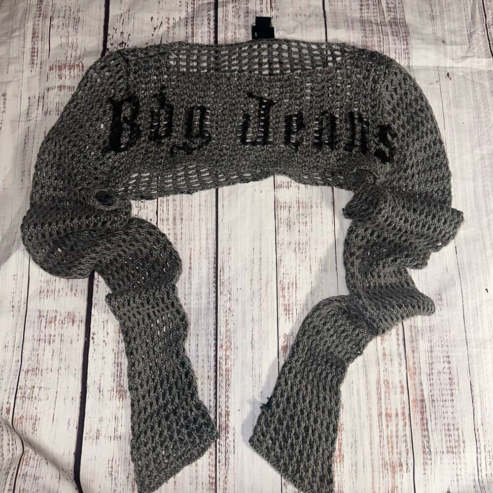 BDG Urban Outfitters Crochet Knit Open Weave Shrug-S